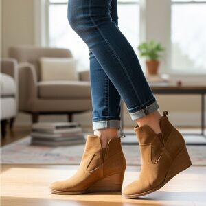 💙 BLONDO Irving Waterproof Wedge Bootie